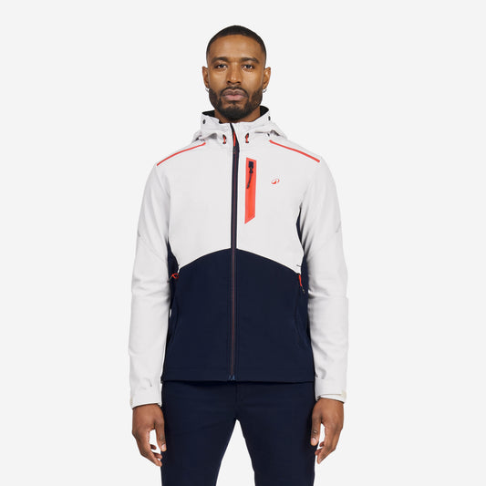 Softshell Sailing 500 M Light grey navy