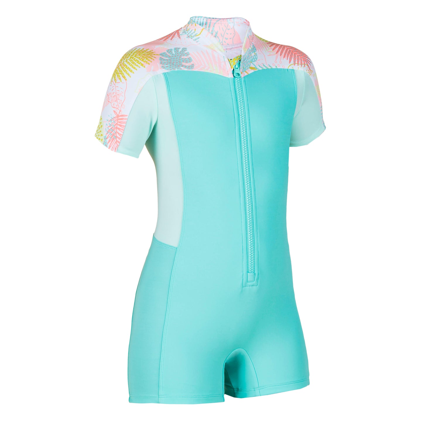 Girls' Shorty Swimsuit Una Mint