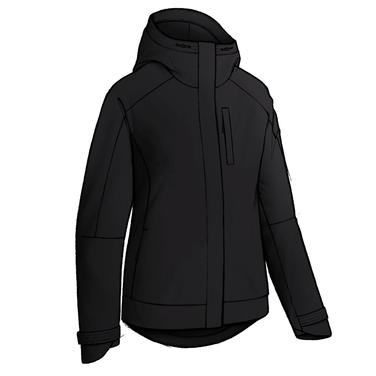 JACKET NH500 W BLACK