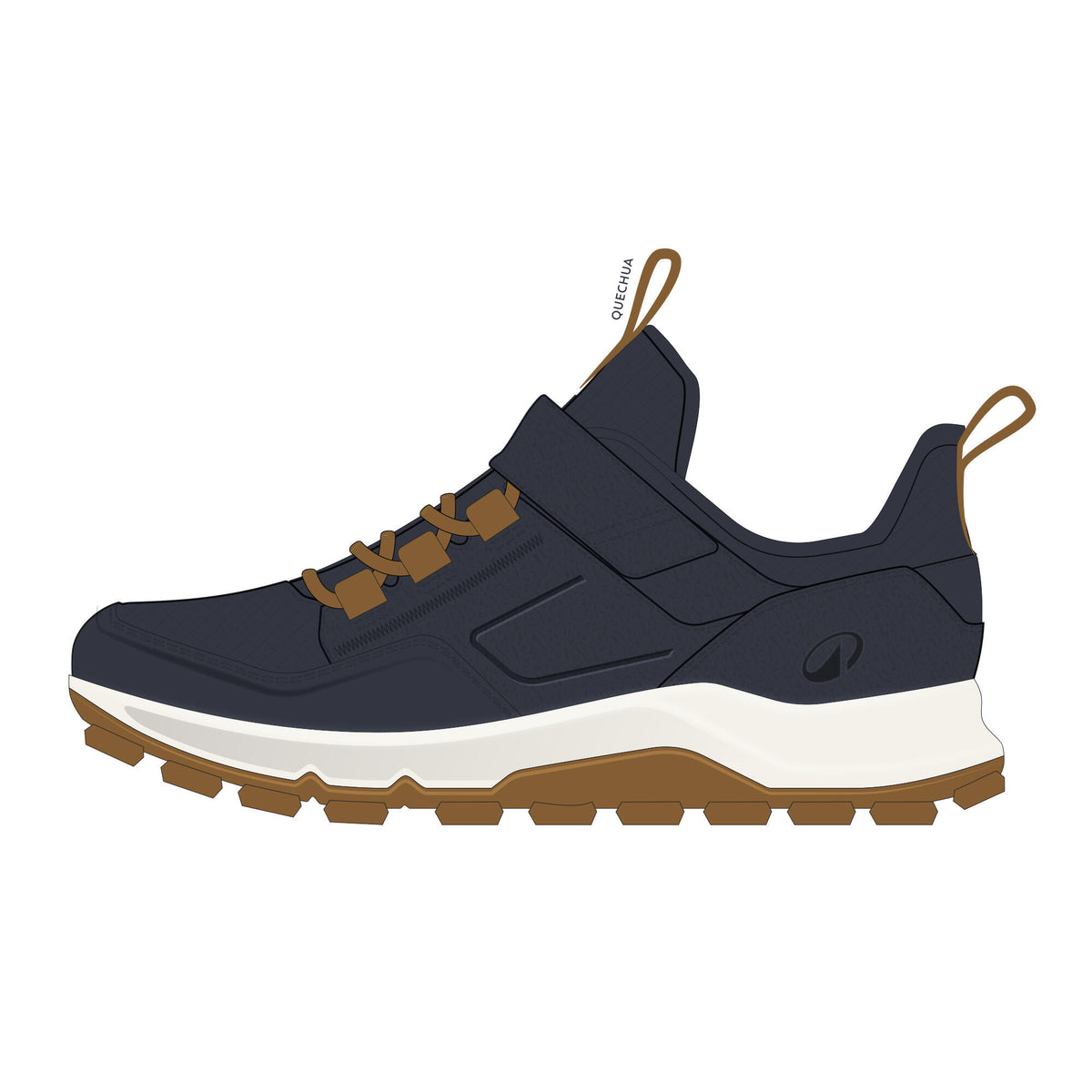 SHOES NH500 KID BROWN/BLUE