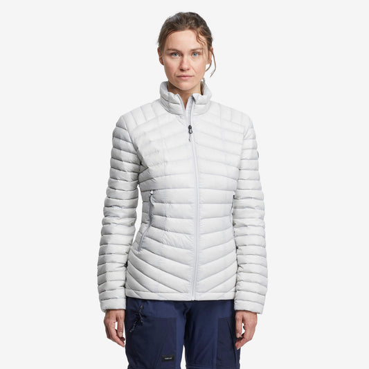 Women's mountain trekking down jacket - MT100 -5°C
