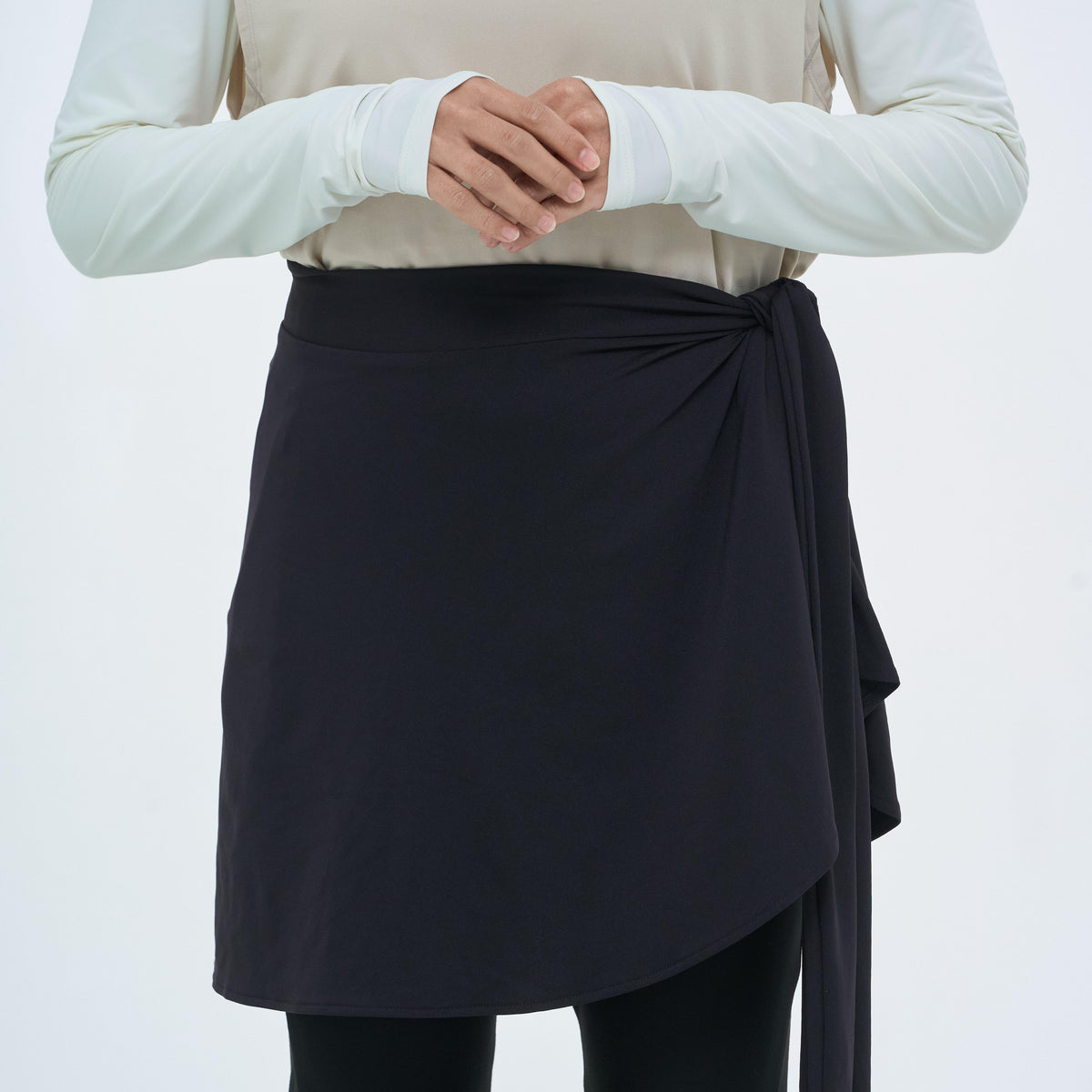 WRAP SKIRT BLACK