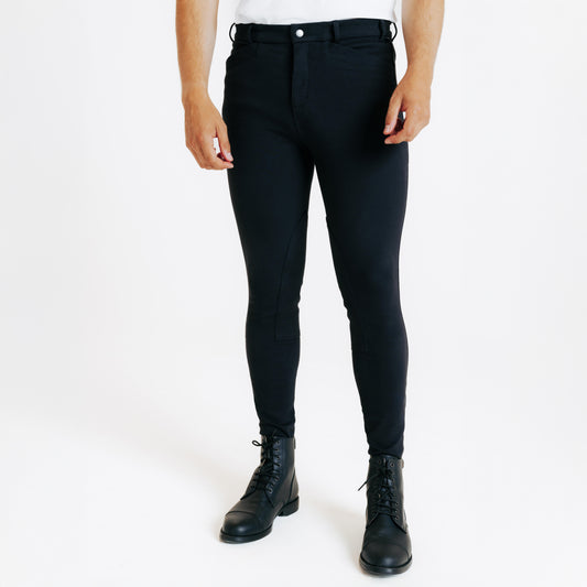 Men's Horse Riding Jodhpurs 100 - Black