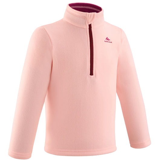 FLEECE MH100 1/2 ZIP KID PINK