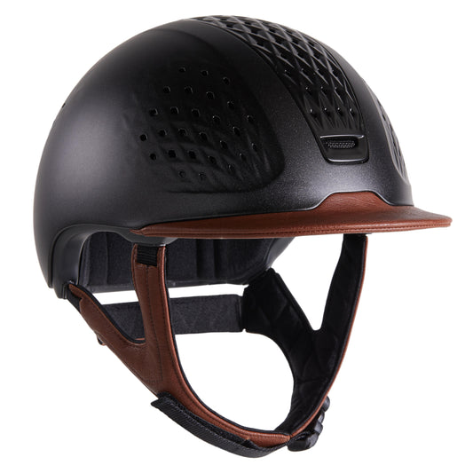 HELMET 900 BLACK/Brown EN1384