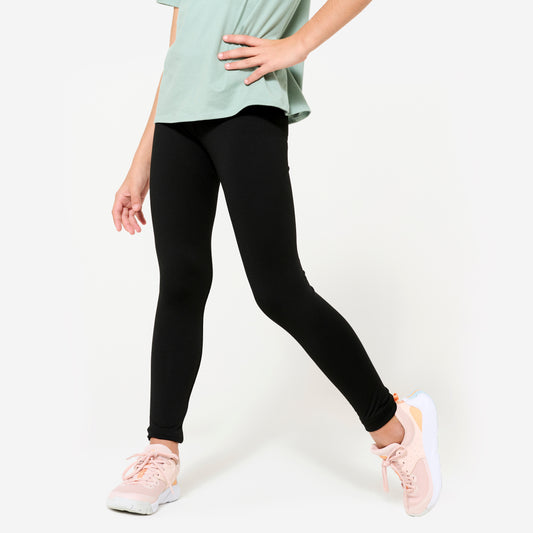 Girls' Warm & Breathable Multisport Leggings - Black