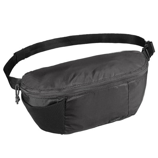 COMPACT BUMBAG BLK TRAVEL 2L