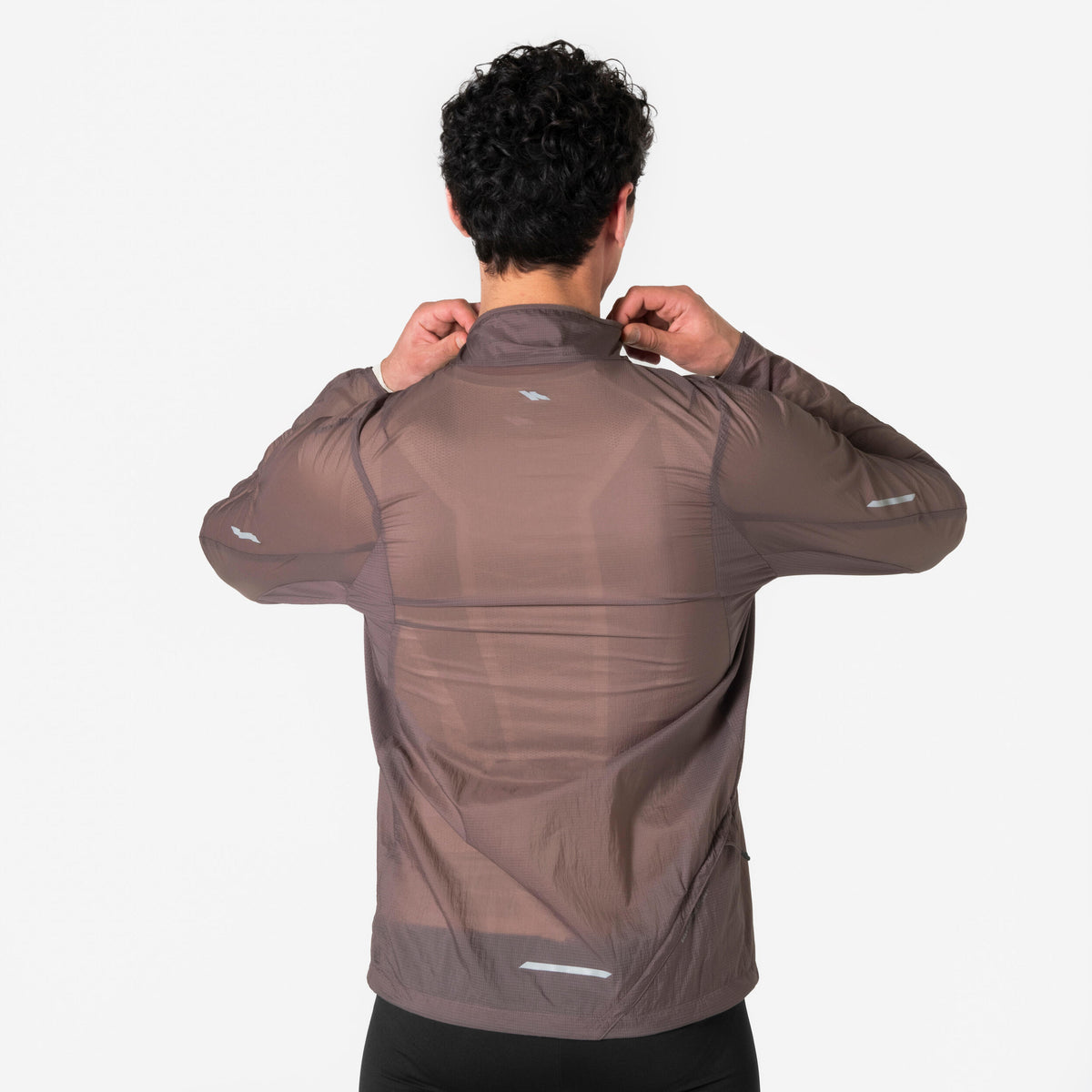 JACKET WIND RUN FLOW M BROWN K10A