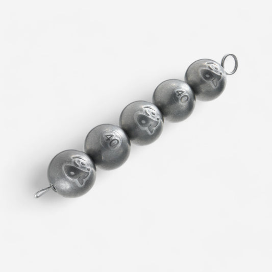 Olive lead-free ledgering weights
