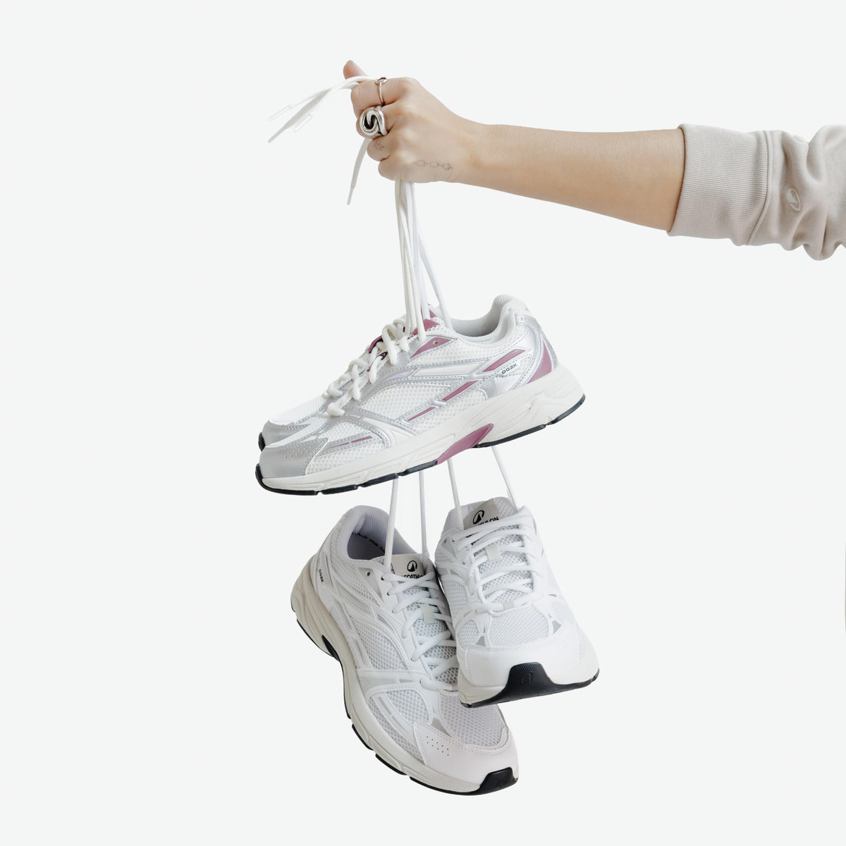 OG 2K SNEAKERS M WHITE SILVER