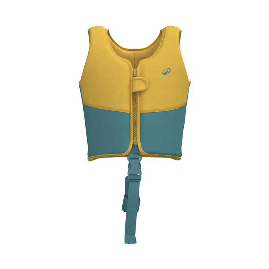 SWIMVEST ZIPY YELLOW BLUE