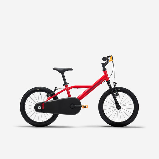 Kid's bike 16" 4-6 years, DISCOVER 500 Red