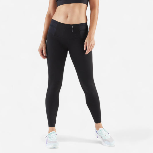 Women's Running & Trail Running Leggings KIPRUN Run 900 Light-Black