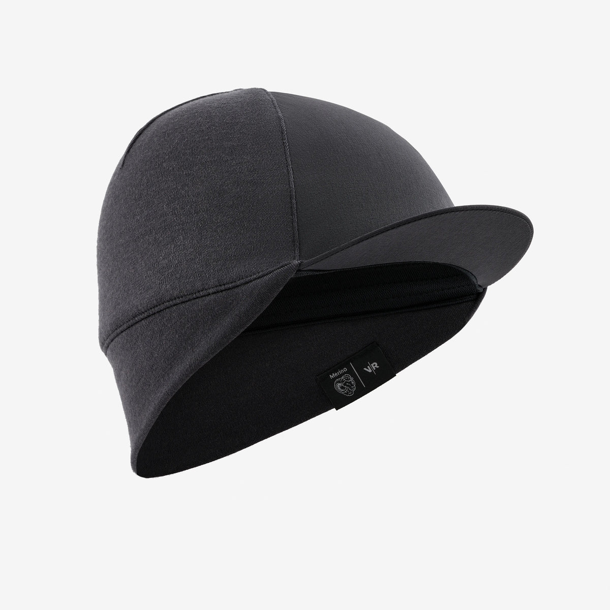 Cycling Cap Merino Black