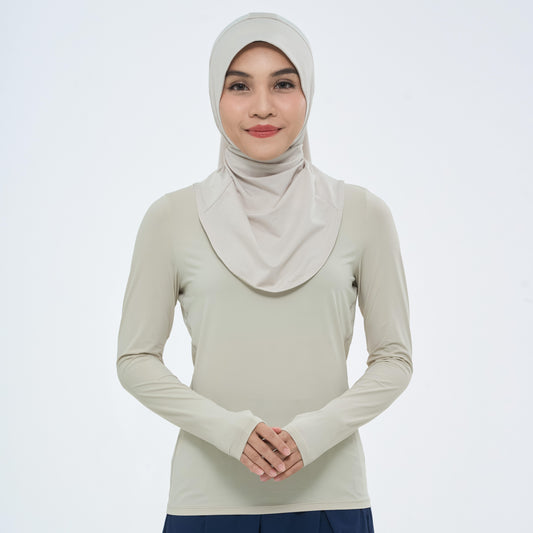 MODESTY INNER LOW NECK BEIGE
