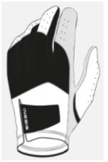 GLOVE 100 WHITE W RIGHT HANDED
