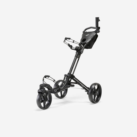 GOLF TROLLEY 3 WHEELS 360° 900 BLACK