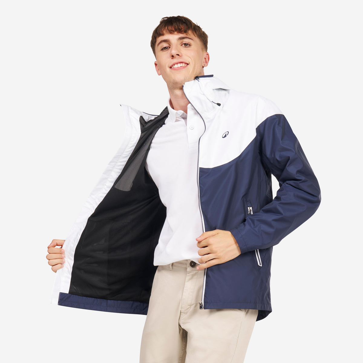 Jacket Sailing 100 M Navy White
