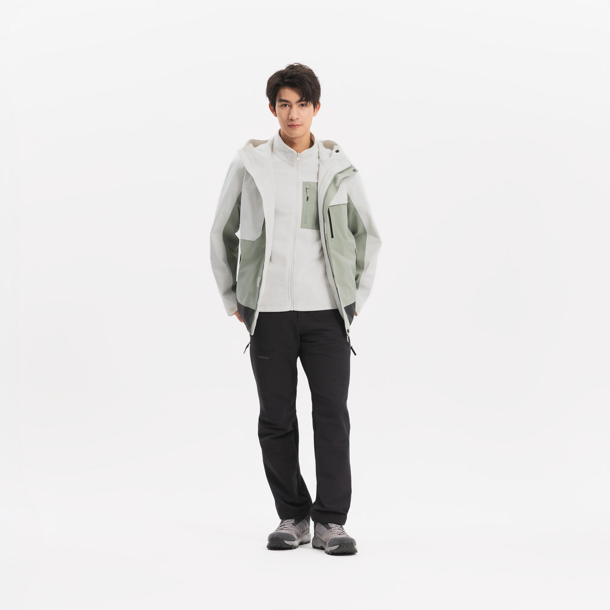TROUSERS WARM SH500 MOUNTAIN M BLACK