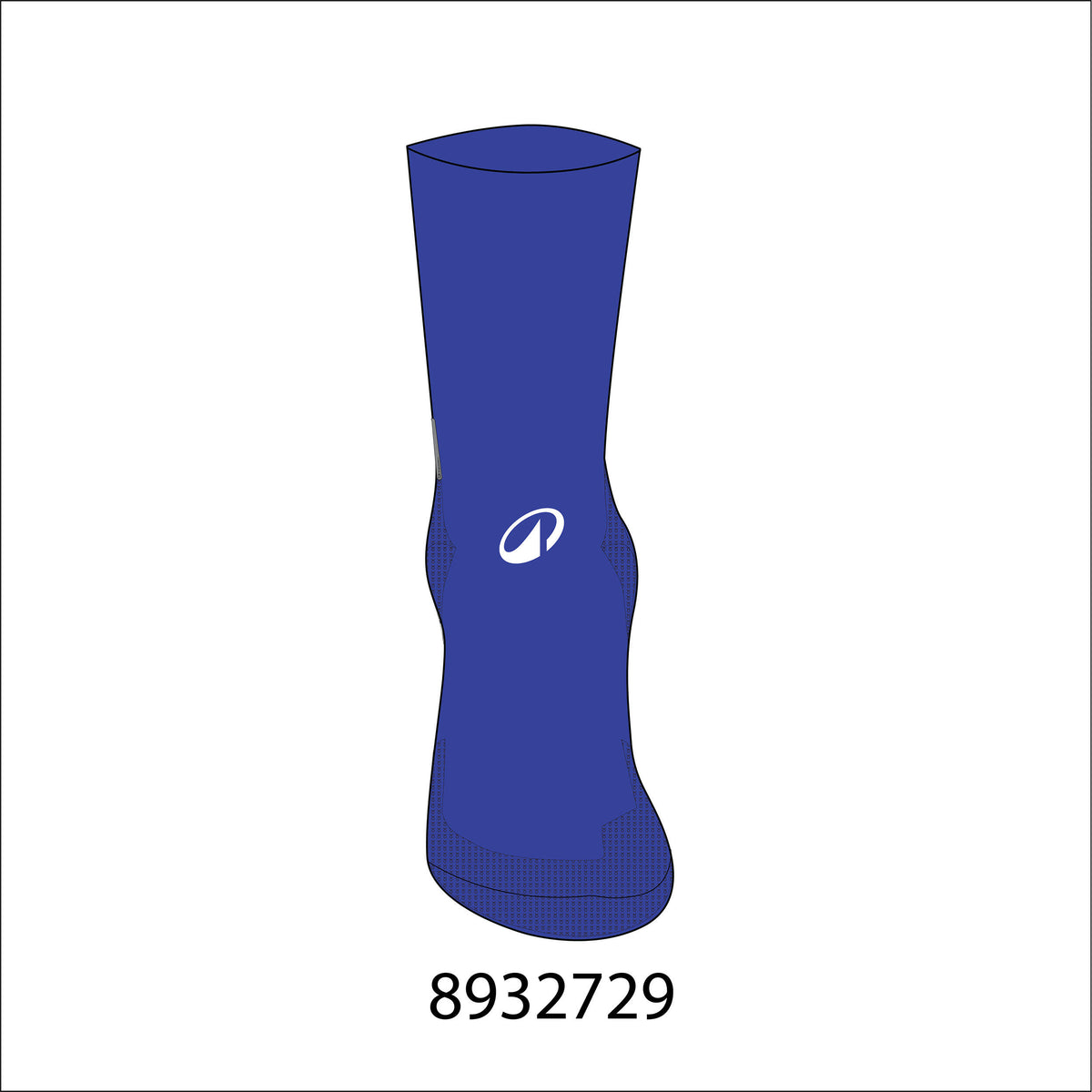 VIRALTO II MID GRIP SOCKS BLUE