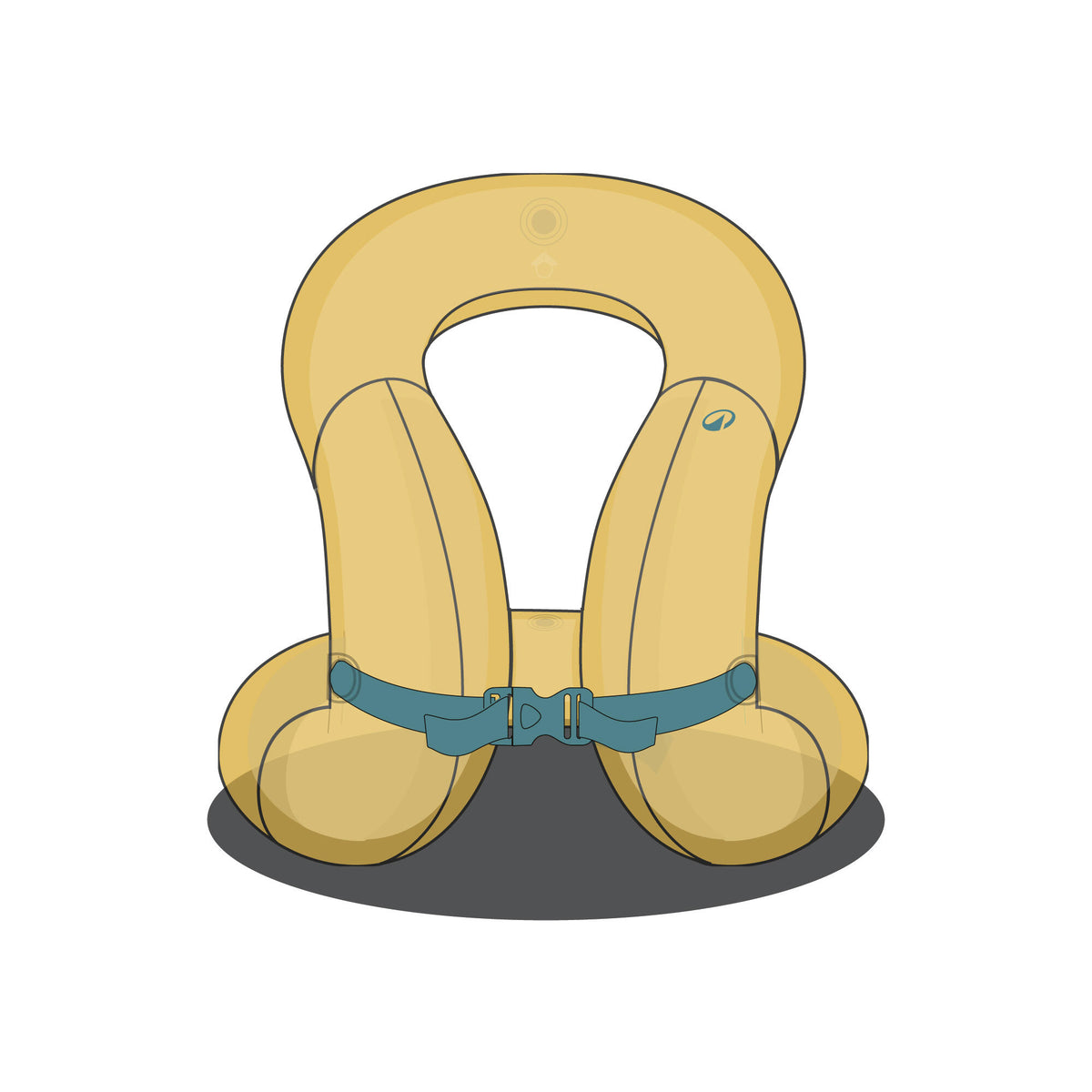INFLATABLE SWIMVEST 30-50kg YELLOW