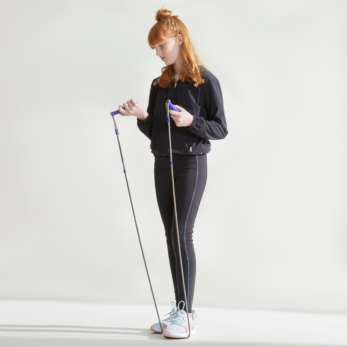 JUMPING ROPE KID 500 PURPLE 10-14 YO