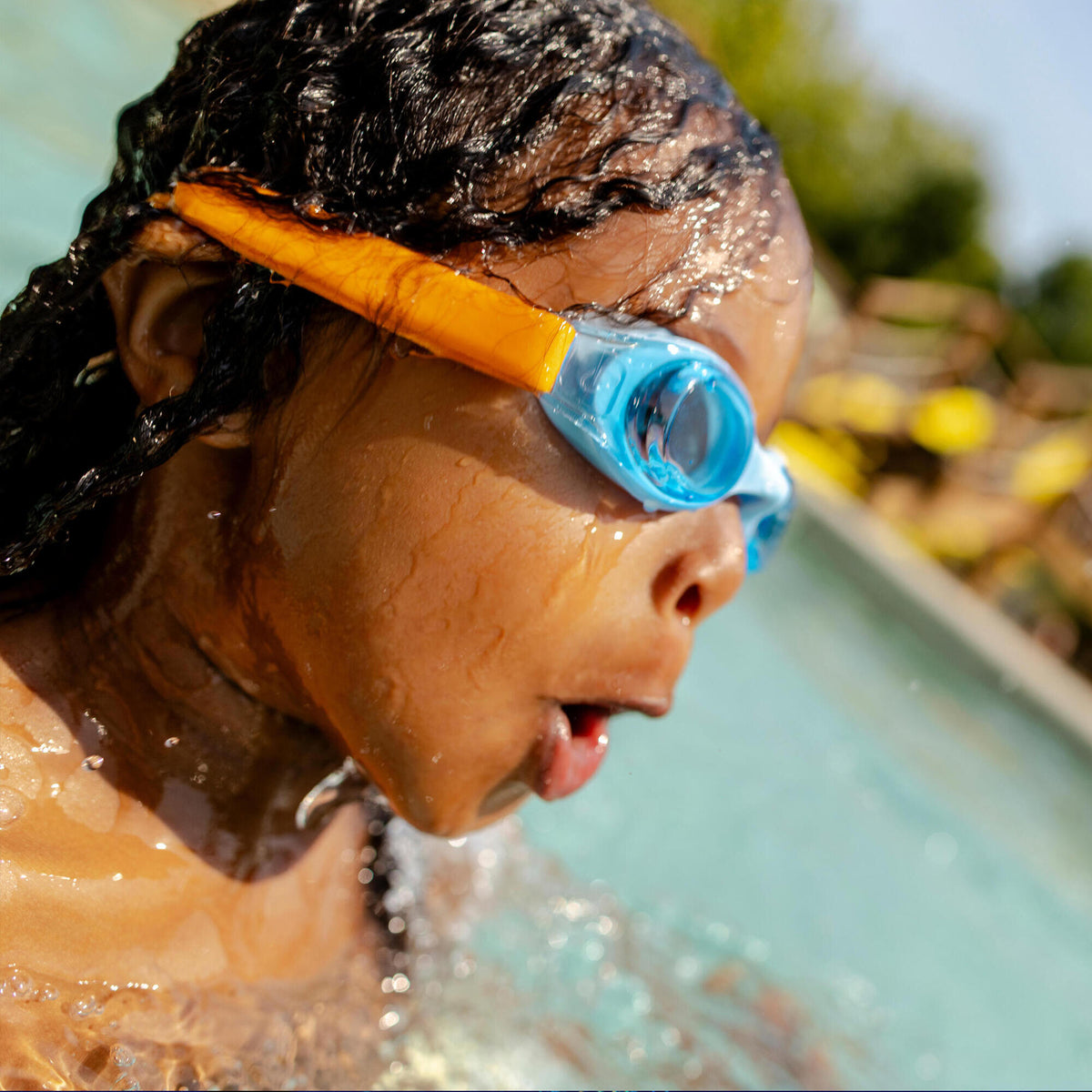 GOGGLES KUWEE YELLOW BLUE