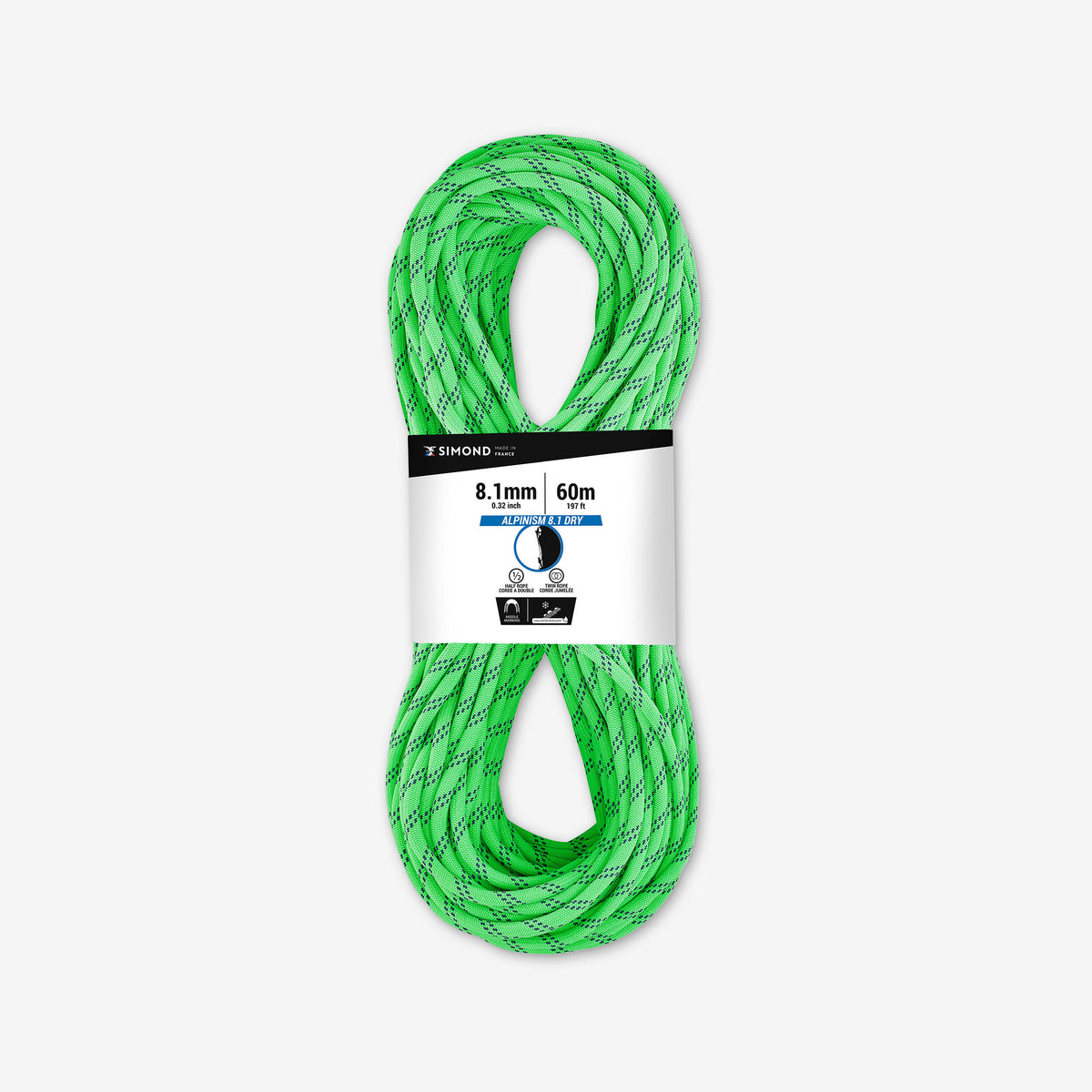 Rappel ALPINISM 8.1mm x 60m colo 2