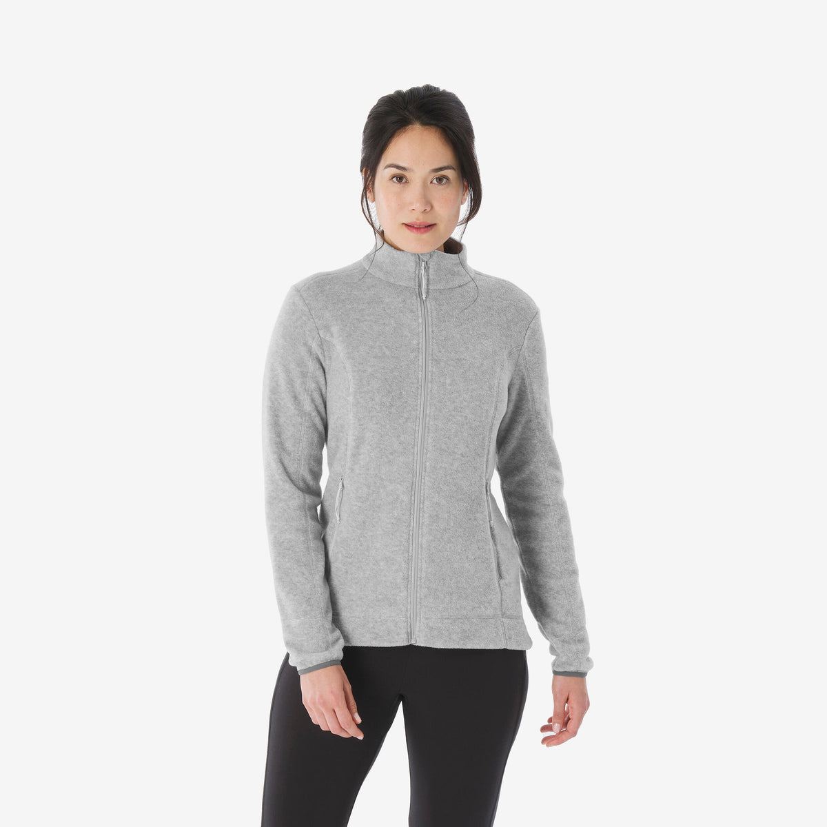 FLEECE MH100 ZIP GREY W