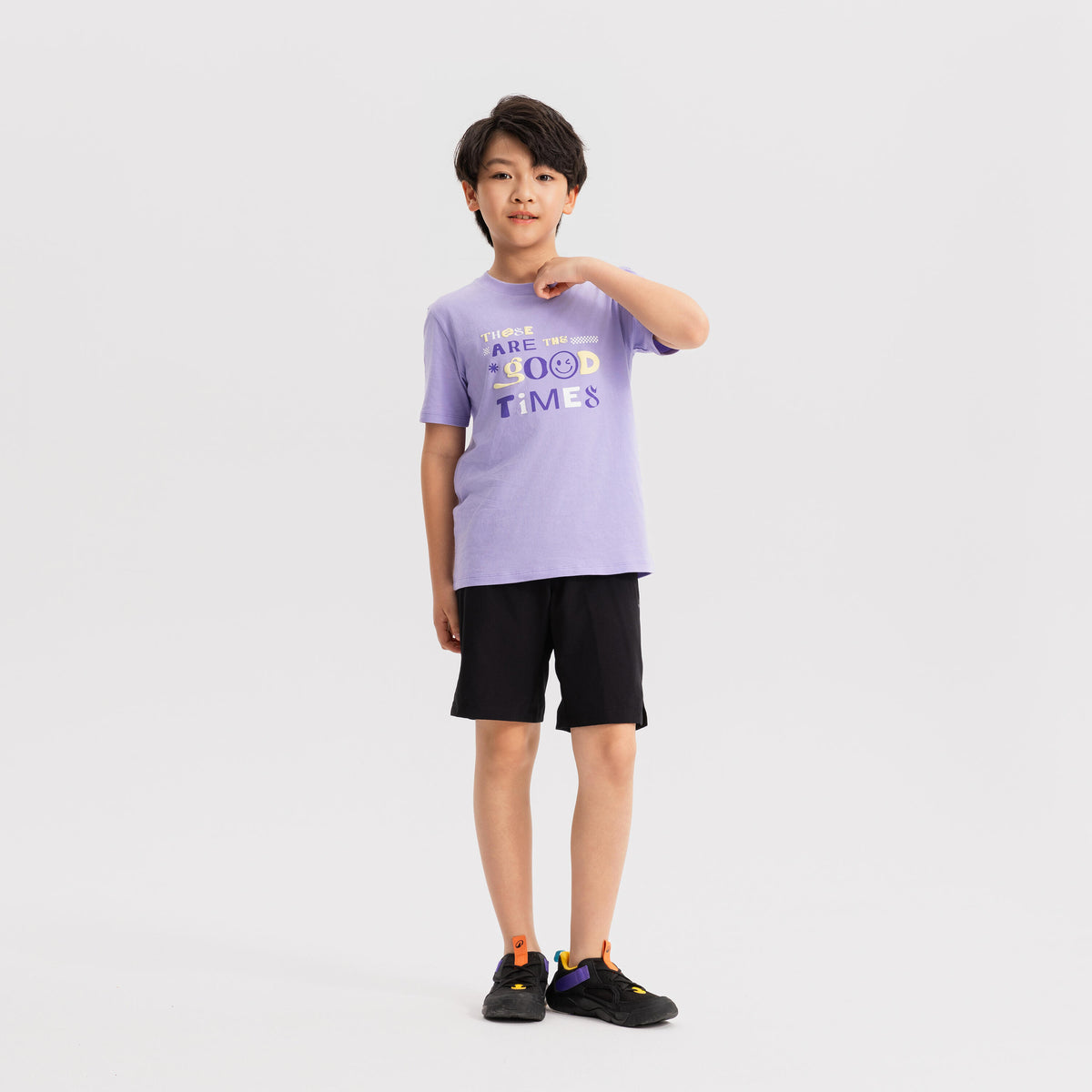 PLAYFUL SUMMER Black Purple Orange
