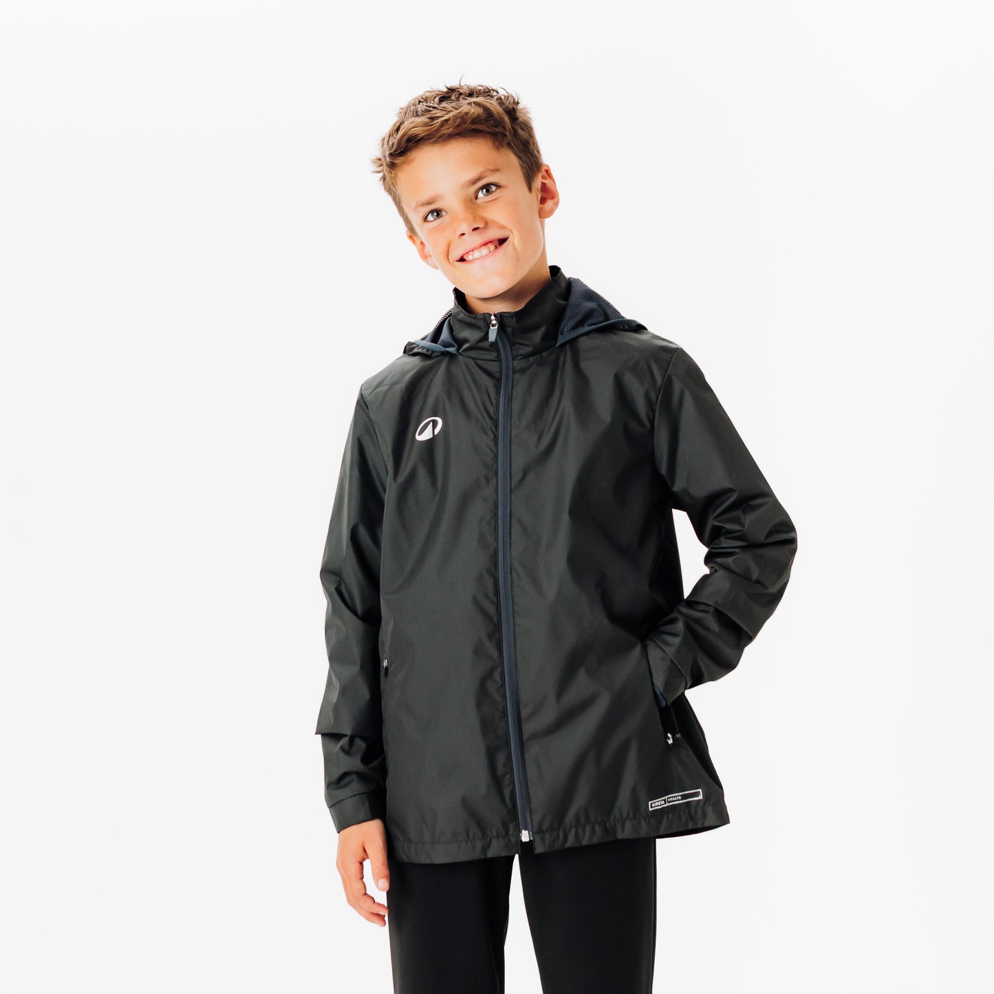 Rainproof Football Jacket Viralto Club - Black