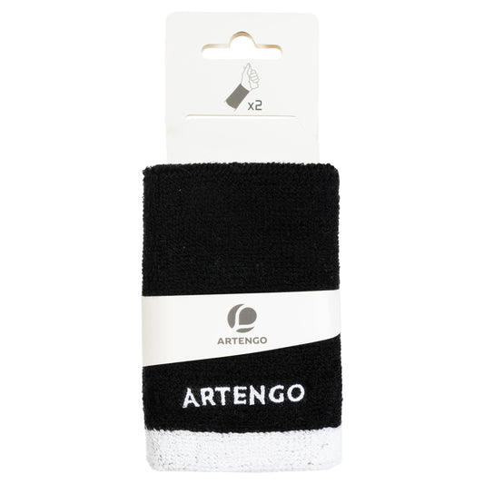 WRISTBAND TW 100 XL BLACK WHITE