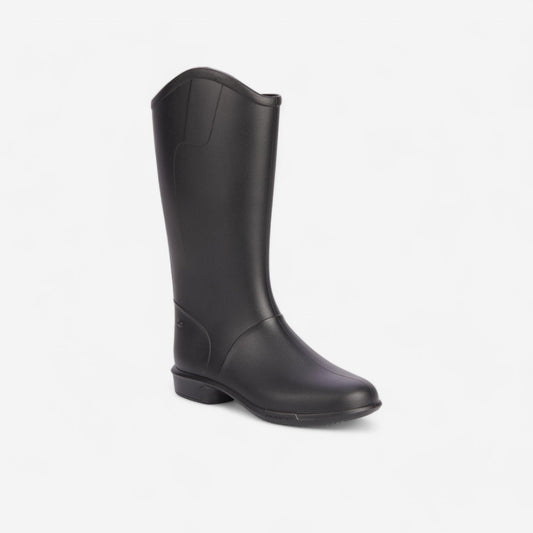 LONG BOOT 100 CHILDREN BLACK ECO