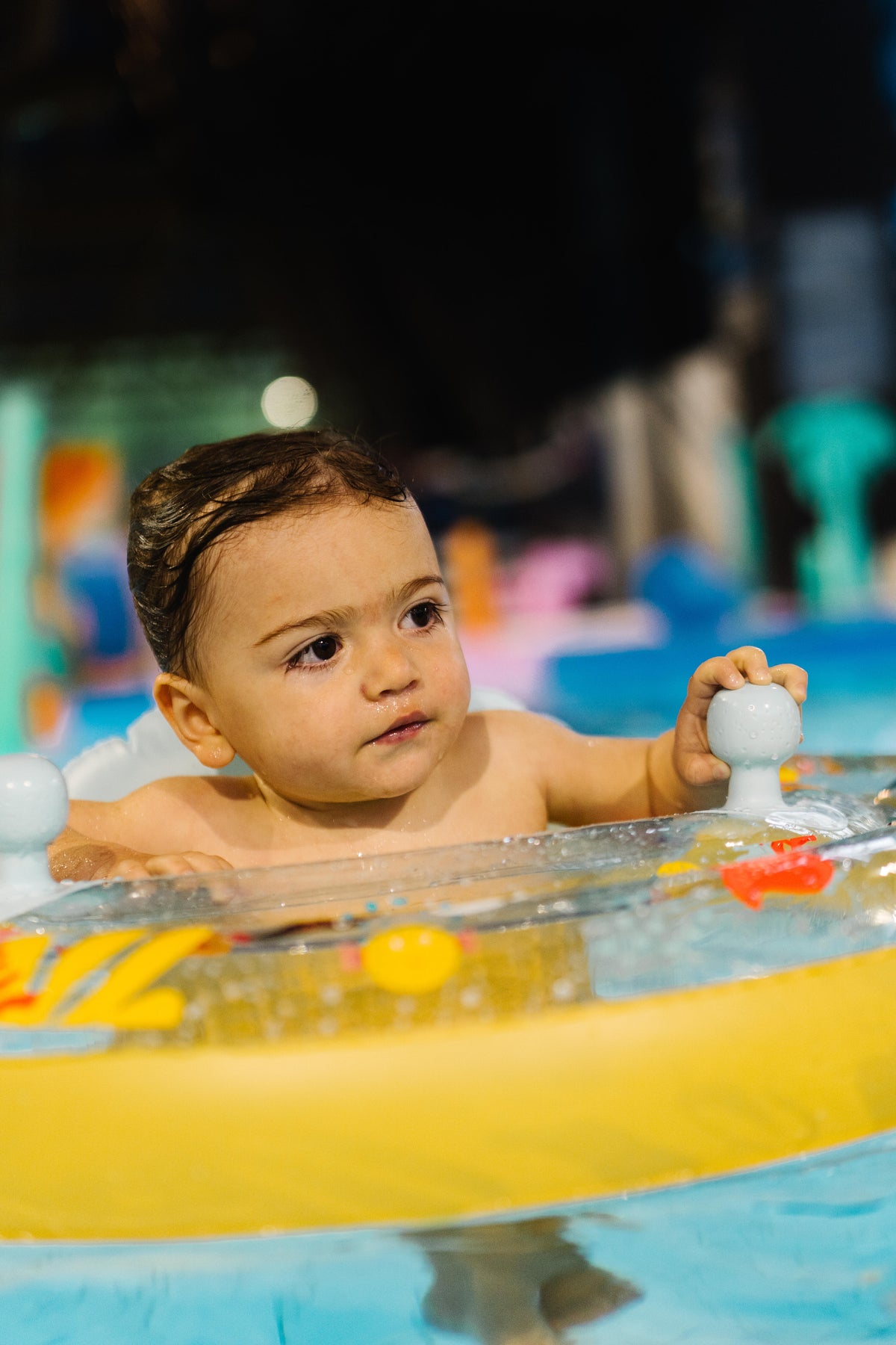 BABYSEAT ALLFISH YELLOW