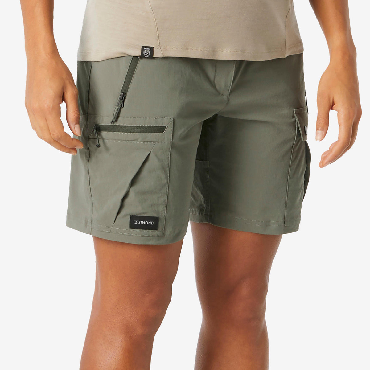 SHORTS MT500 KHAKI W