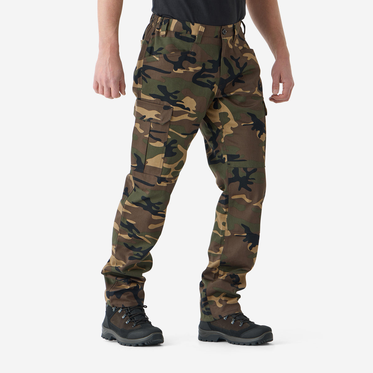 TROUSER STEPPE 500 CAMO WD GREEN