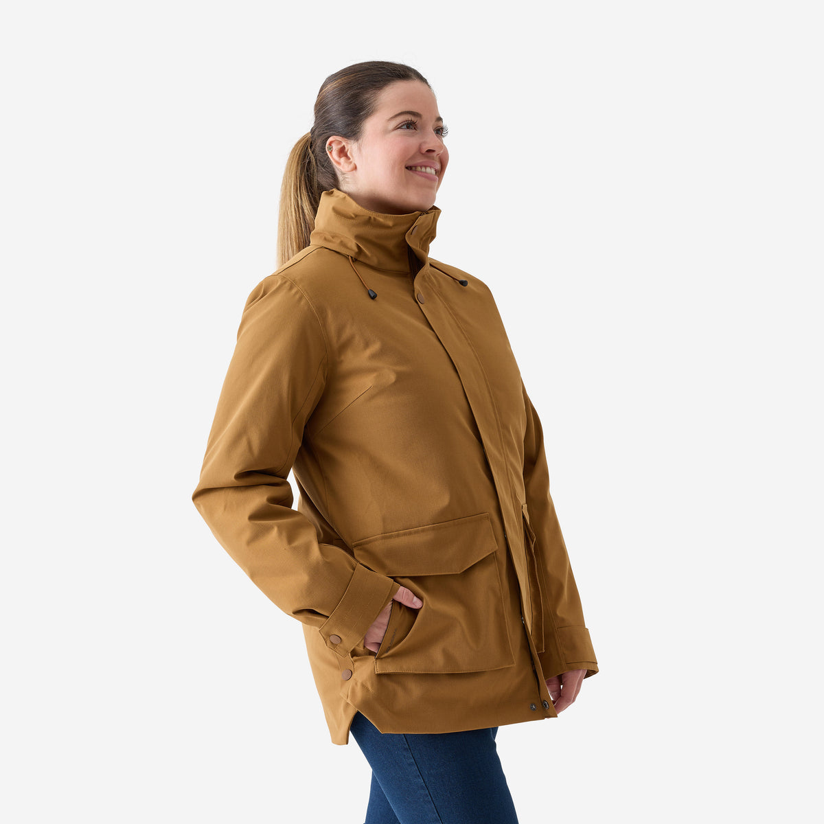 JACKET WARM WP 500 BROWN