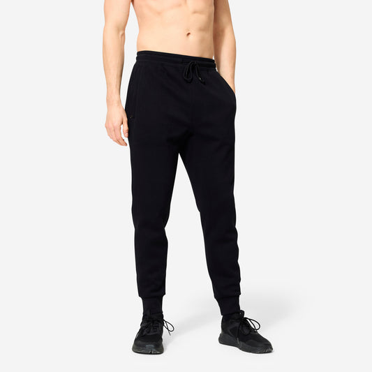 Men's Slim-Fit Fitness Bottoms - Black