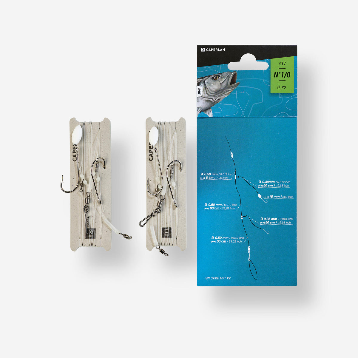 SURFCASTING ASSEMBLY X2 N°1/0