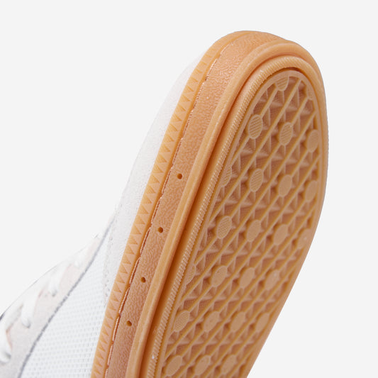 PLAYER T MESH SNEAKERS W WHITE BURGUNDY