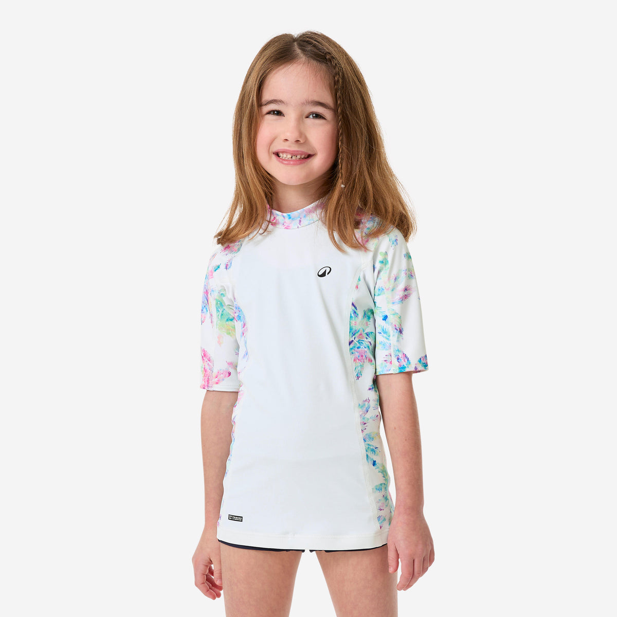 UV TOP GIRL500 MC TIE DYE PALM WHITE