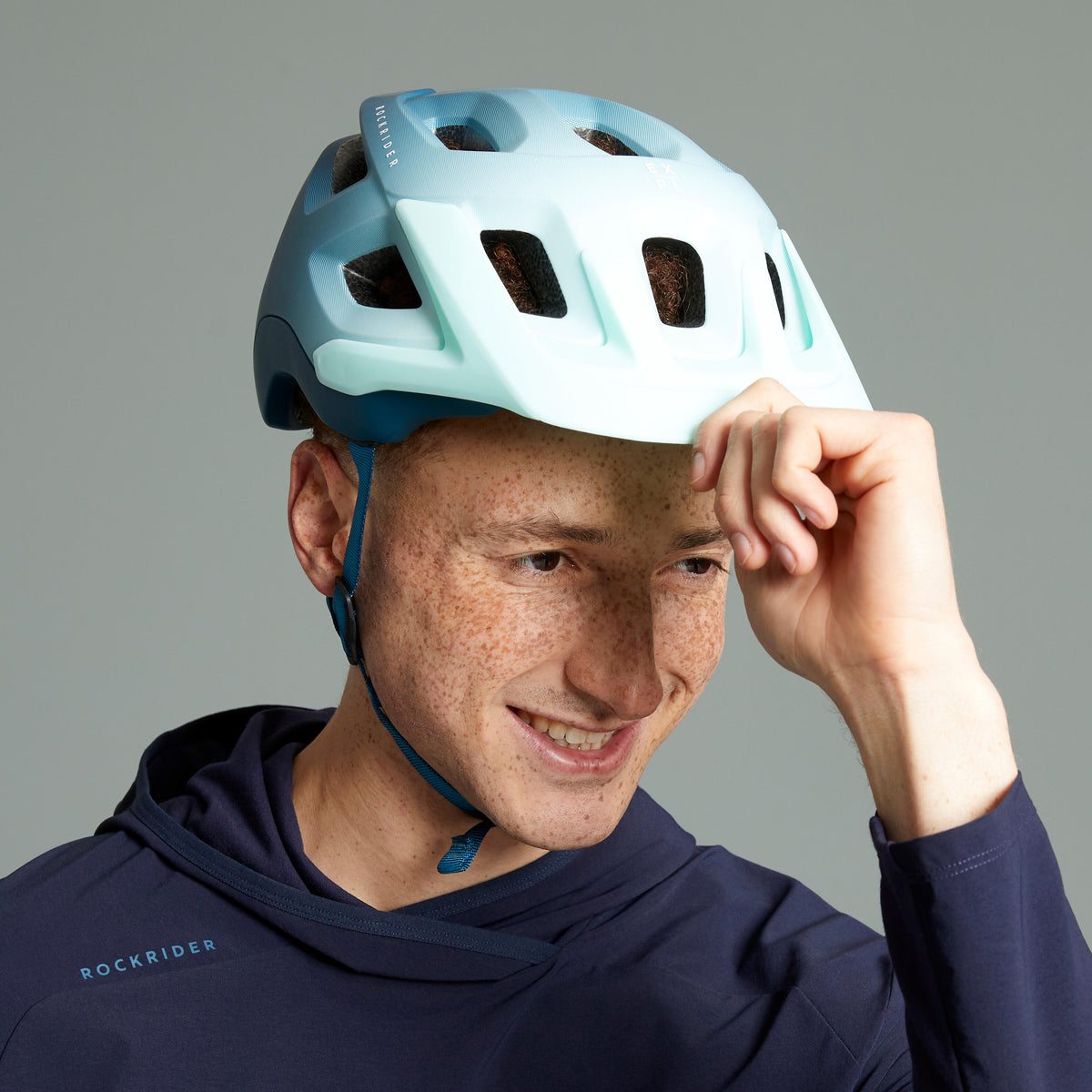 MTB HELMET ST 500 TURQUOISE