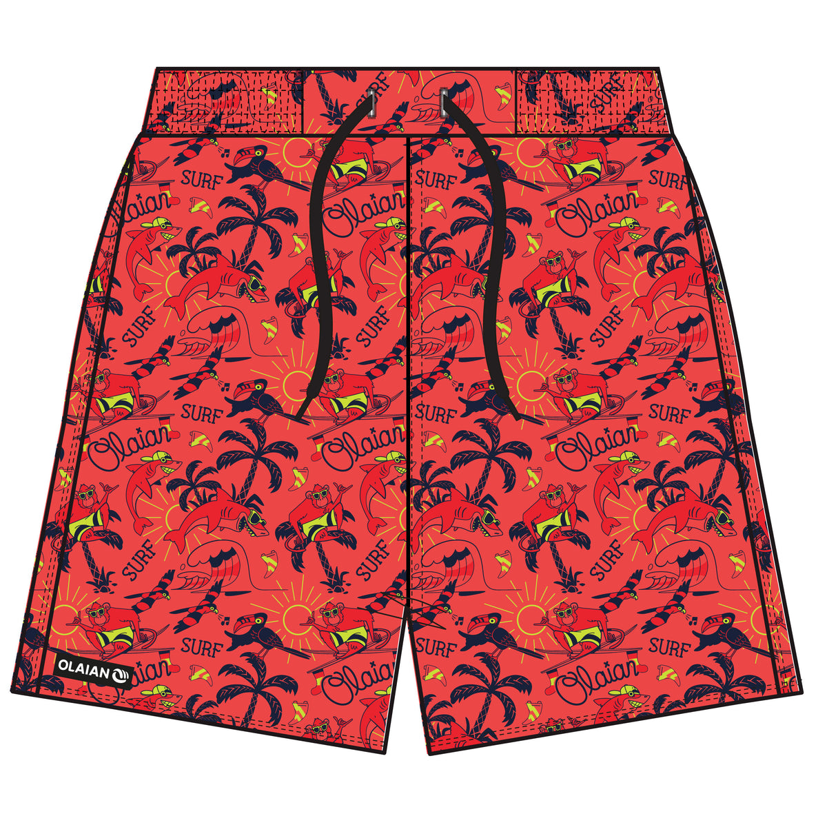 BS 100 KID BOY HAPPYSURF-RED