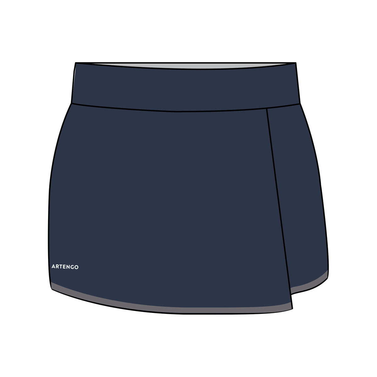 SKIRT DRY 500 W NAVY