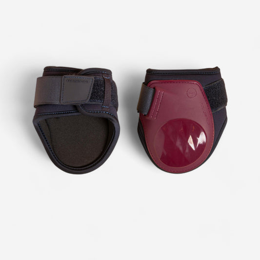 Fetlock Boots 500 Twin-Pack - Burgundy