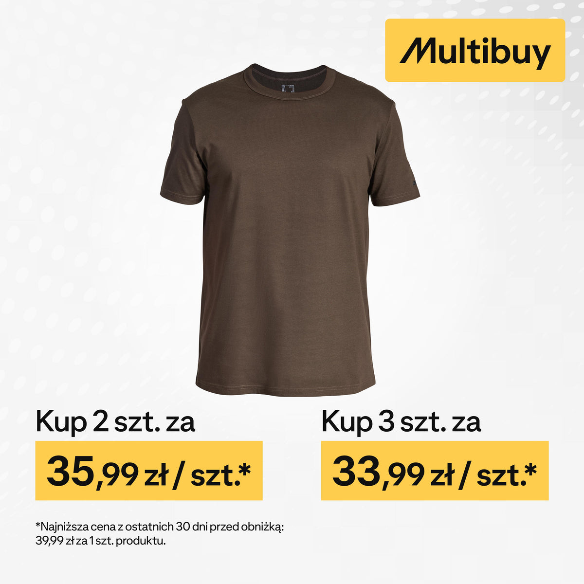 T-SHIRT MC 100 ECO UNI BROWN