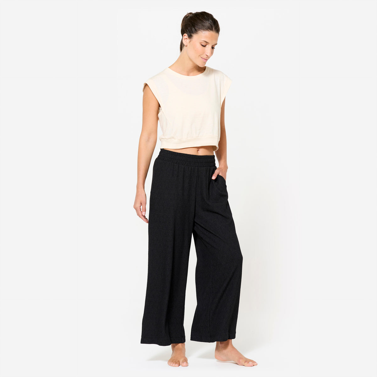 Y/P S PANT RETRAITE BLACK