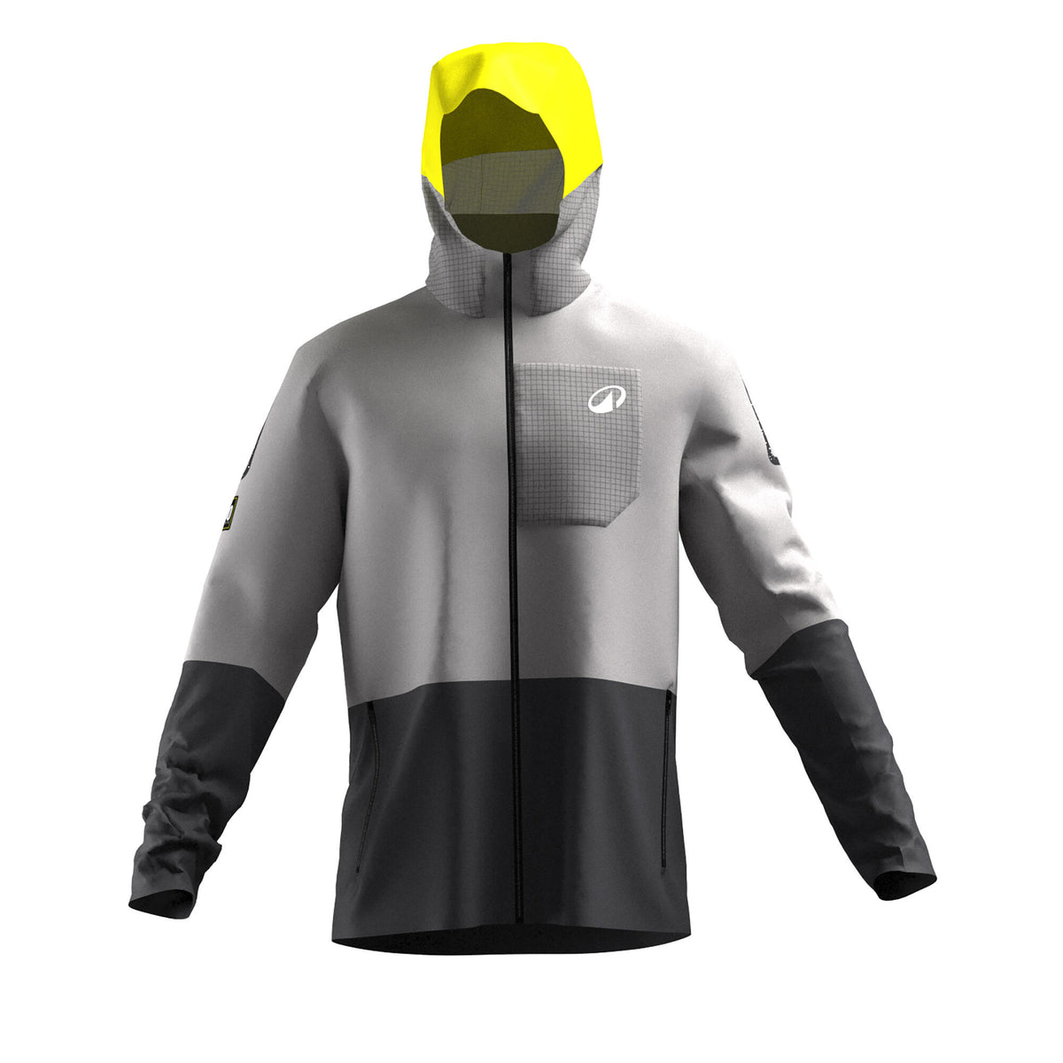 Shell Jacket 900 light M Grey black