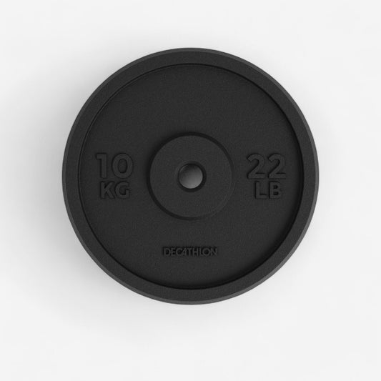 Cast Iron Weight Training Disc Weight 10 kg 28 mm