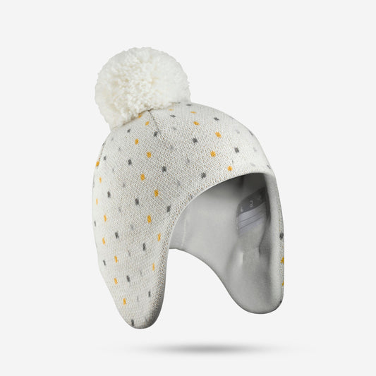 Baby Peruvian Hat - SIMPLE WARM White